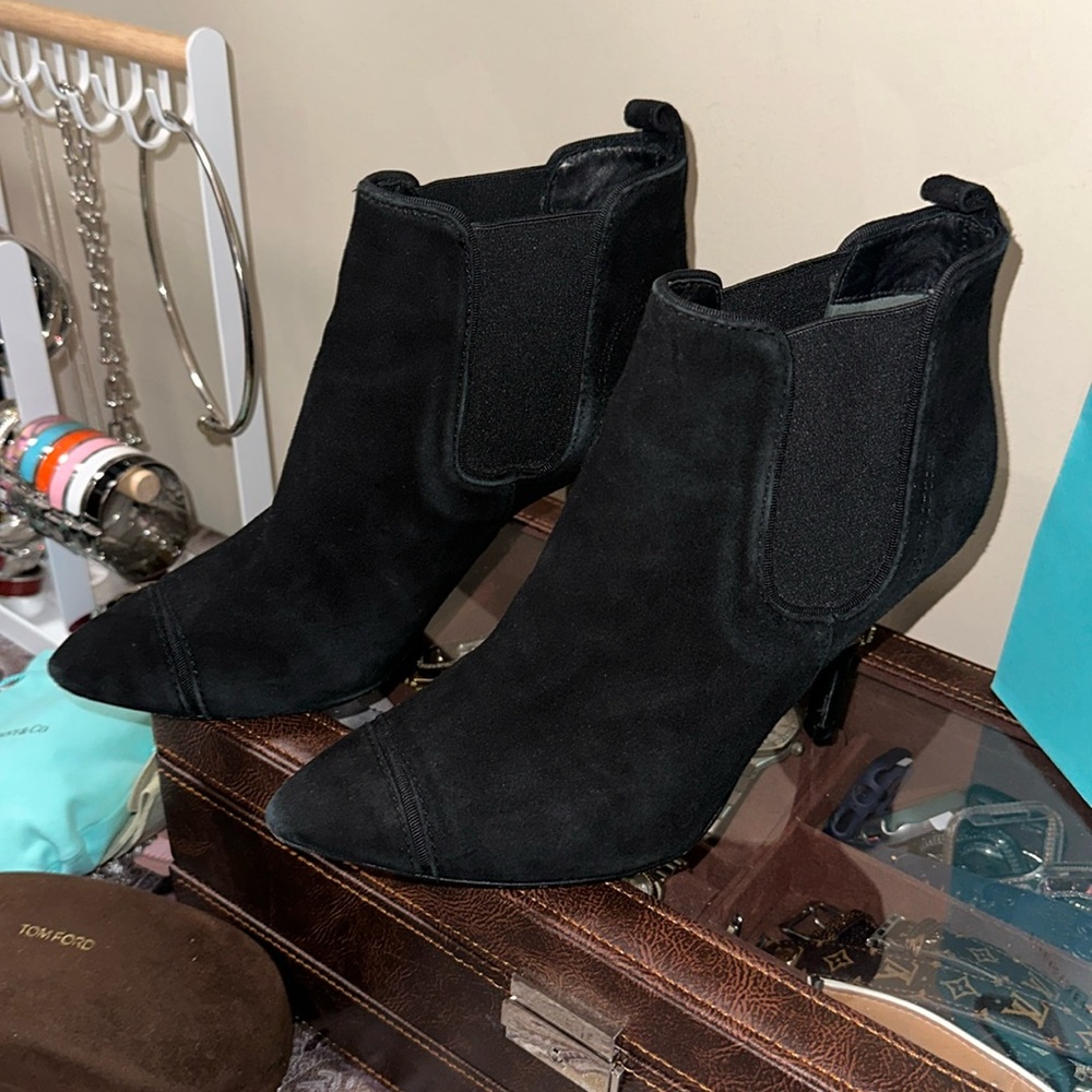 Tory Burch Suede Ankle Boots